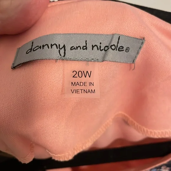 Danny & Nicole Dress size 20W sleeveless Lace Overlay/Lined - Picture 7 of 7